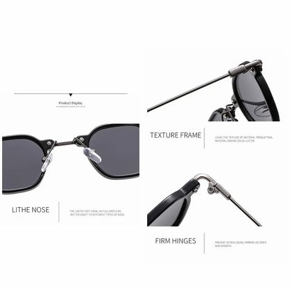 Ochelari de soare mici, pătrați, pentru călărie și condus, pentru femei și bărbați, de marcă, de designer, cu ramă metalică, ochelari de soare, Oculos De Sol, UV400