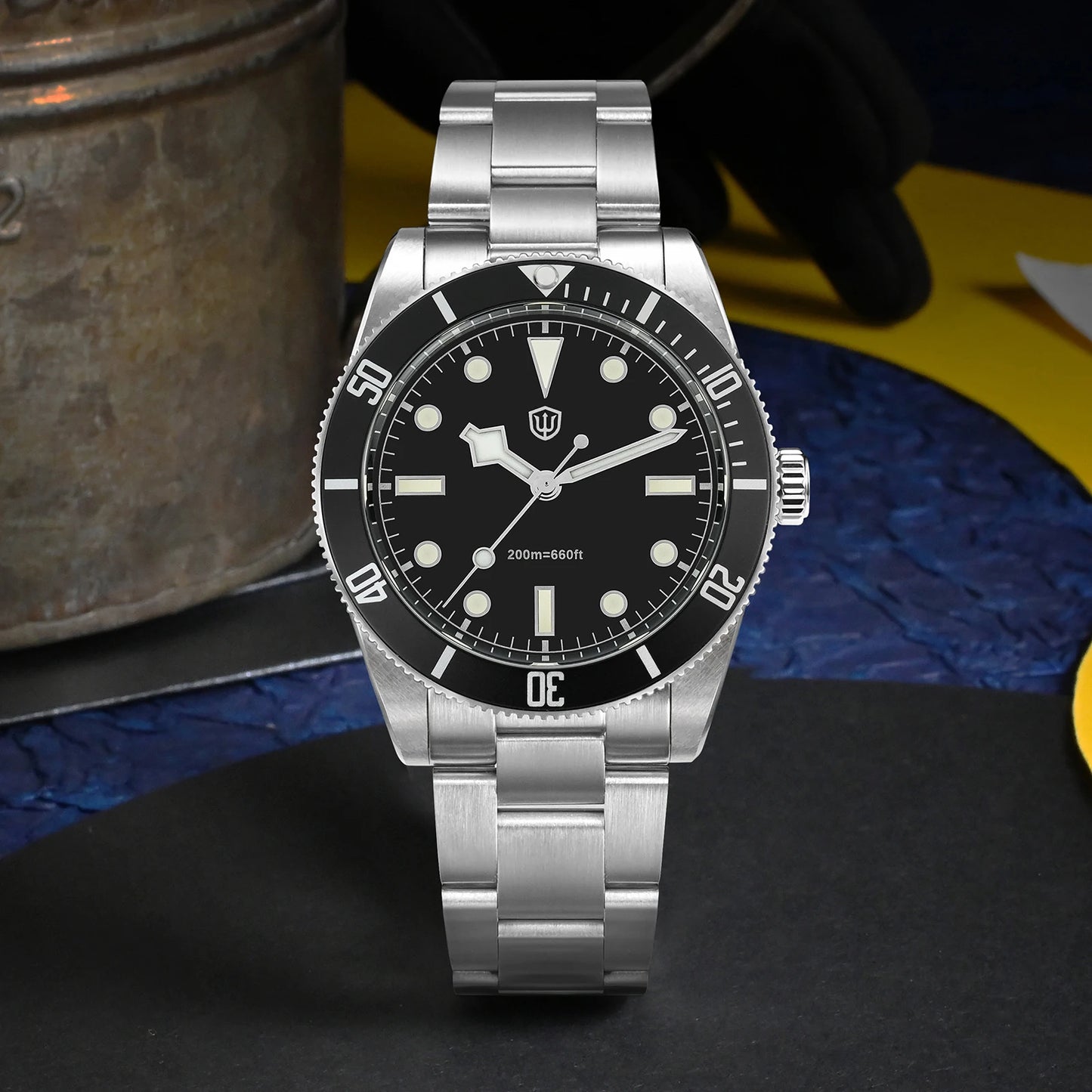 Watchdives WD7922 Quartz Watch VH31 Movement 200m Waterproof Men Watches Sapphire Crystal Luminous Vintage Watches with Gift Box