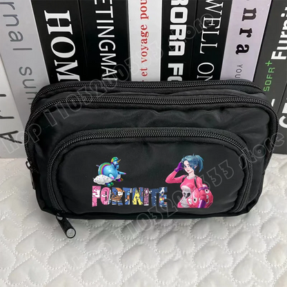 Fortnite Pen Box Creative Game Pattern Pencil Case Harajuku Storage Bag Boy Girl Back to School Supplies Birthday Party Gifts