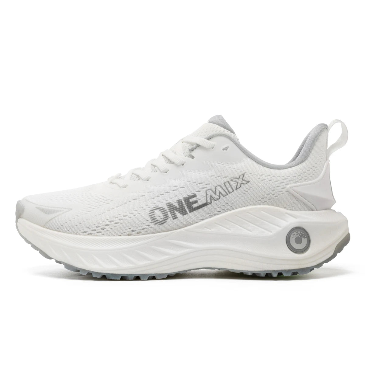 O-Resilio Running Shoes Men Cushion Stability Outdoor Sports Casual Mesh Lace-Up Lightweight Gym Jogging Sneakers