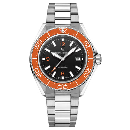 Pagani Design New Top Men's Mechanical Watch Luxury Sapphire Stainless Steel 100m Waterproof Ceramic Bezel Automatic Watch