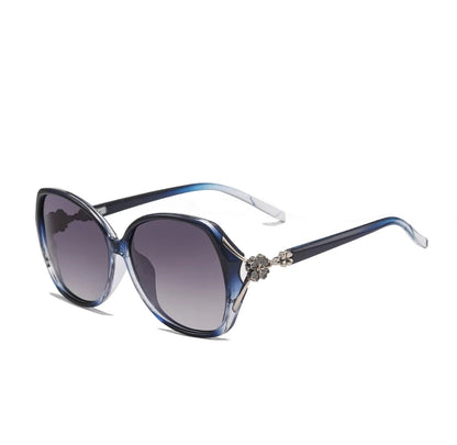 2021 Luxury Women Polarized Sunglasses Latest Lady's  UV400 Protection Crystal Feminin Cool Sun Glasses Diamond Vintage Gafas
