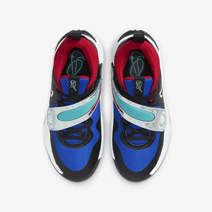 Nike Full-Length Rubber Outsole Cushioning Women's Practical Basketball Shoes, New Velcro Design, Wear-Resistant and Durable Mid-Top Basketball Shoes, Team Hustle D11 Eye-Catching Color Outdoor Casual Basketball Shoes, Excell