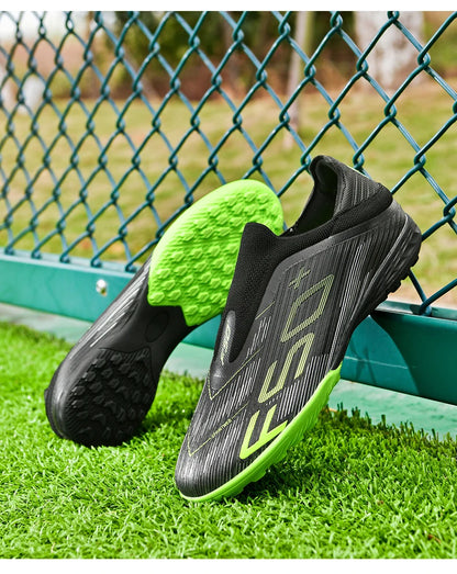 New Men Football Boots Match Cleats High-quality Futsal Indoor Sneakers Non-Slip Grass Soccer Shoes Hot-selling High-top Outdoor