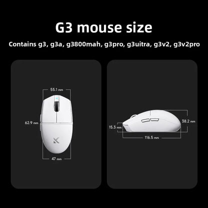 MCHOSE G3 V2 PRO Wireless Mouse Bluetooth Tri Mode Ergonomics Lightweight Laptop Office Gaming Computer Accessories