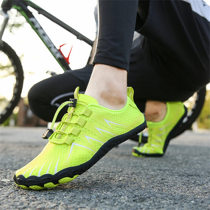 Sapatos Aquáticos Unissexo de Secagem Rápida para Homem e Mulher, Coloridos, para Praia, Natação, Surf e Beira-Mar, Ténis Aquáticos para Casal, Descalços, para Caminhada em Riachos