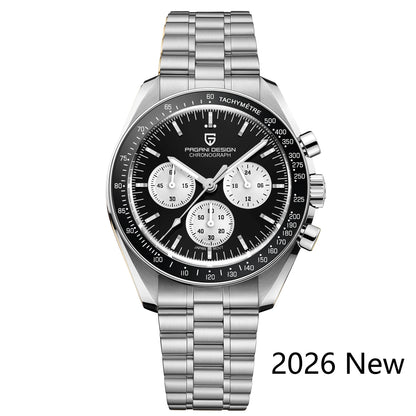 PAGANI DESIGN 2026 New Men's Watches Top Luxury Quartz Watch For Men Auto Date Speed Chronograph AR Sapphire Mirror Wrist watch
