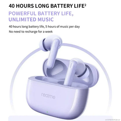 realme Buds T310 Earealme Buds T310 Wireless Earbuds Bluetooth 5.4 – 46dB Active Noise Cancelling HiFi Earphones with Deep Bass & Long Battery Liferphones 46dB Active Noise Cancelling HiFi Wireless Headphones Bluetooth 5.4 Game Music Headset Long Standby