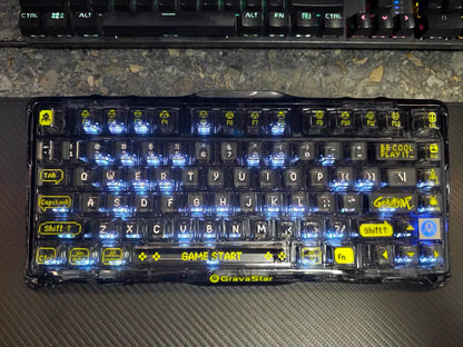 Gravity Planet K1 LITE Wireless Bluetooth Wired Tri-mode Mechanical Keyboard with Backlight for Office, Gaming and General Use