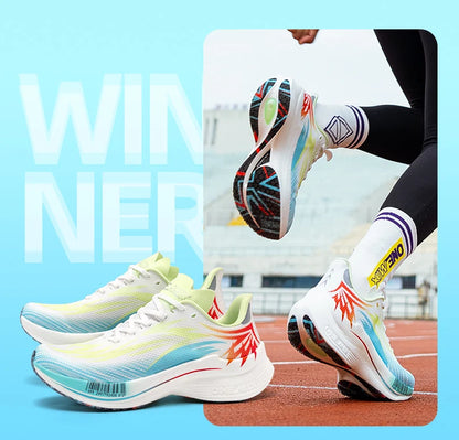 ONEMIX 2026 New Arrival Training Running Shoes for Men, Full Sole Nylon Plate Sport Shoes, Breathable Summer Female Jogging Shoes