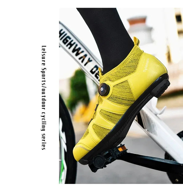 Professional Men's Road Cycling Shoes Breathable Women's MTB Bike Shoes Racing Speed Sneakers Mountain Bicycle Footwear for Shimano