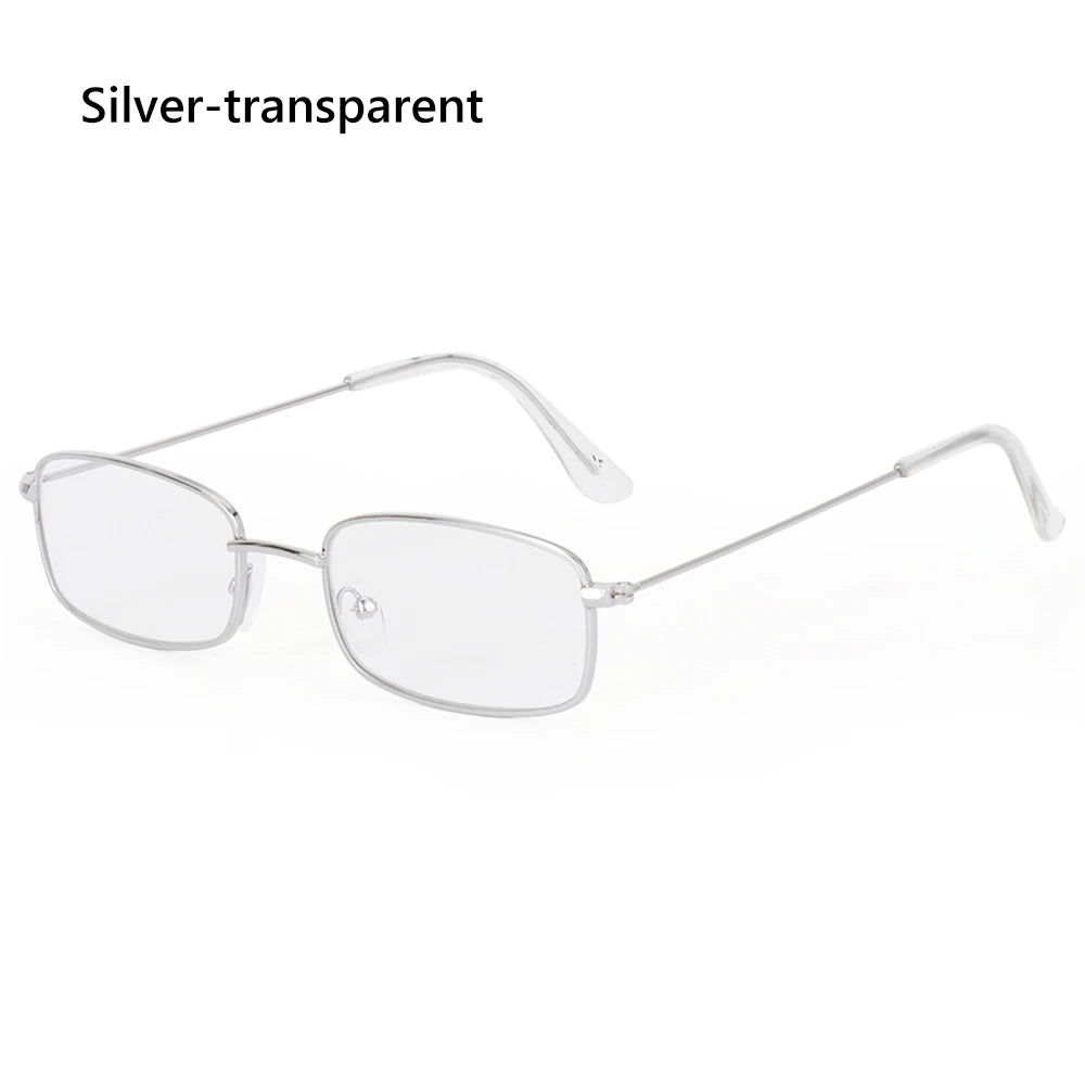 Fashion Small Rectangle Sunglasses Men Women Vintage Square Driving Sun Glasses Luxury Brand Metal Frame Eyewear