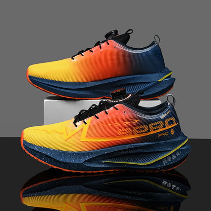 Men’s Running Shoes Carbon Board Specialty Sports Breathable Lightweight Women’s Comfortable Athletic Non-Skid Marathon Sneakers