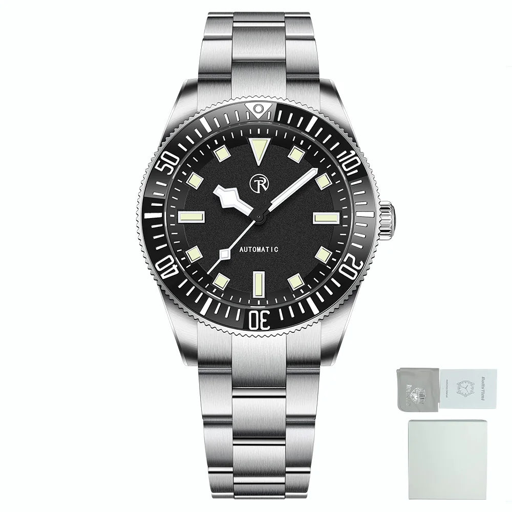2026RollsTimi Men's Watches Men's Mechanical Watches Stainless Steel Waterproof Sports Automatic Watches Men's Gift Box Luminous