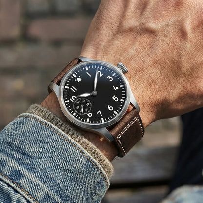 Corgeut Luxury Sapphire Glass 42 MM Dial St3600 Or St3601 Hand-Wound Movement 316L Steel Case Men's Watch 30 M Water Resistant