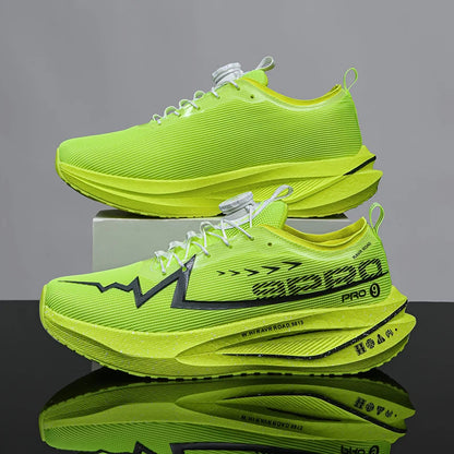 Casual Running Shoes Men Marathon Sports Carbon Board Breathable Lightweight Women's Comfortable Athletic Nonskid Sneakers 2026