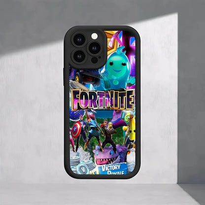 F-Fortnite Game Phone Case for iPhone 17e 17 16e 16 15 14 13 12 11 Air Pro Max Mini XR XS X 7 8 6 6s Plus Soft TPU Back Cover