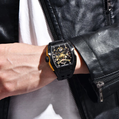 PAGANI DESIGN 2026 42MM New Alien Hollow Back Transparent Movement Luxury Men Watch Sapphire Glass Automatic Men Watches For Men