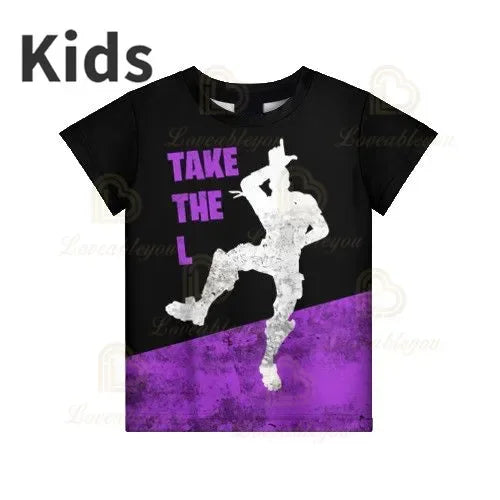 Camiseta 3D Red Jade Fortnite Anime Battle Royale para hombre, mujer y niños - Camiseta Pelly, regalo de cumpleaños para niñas y niños