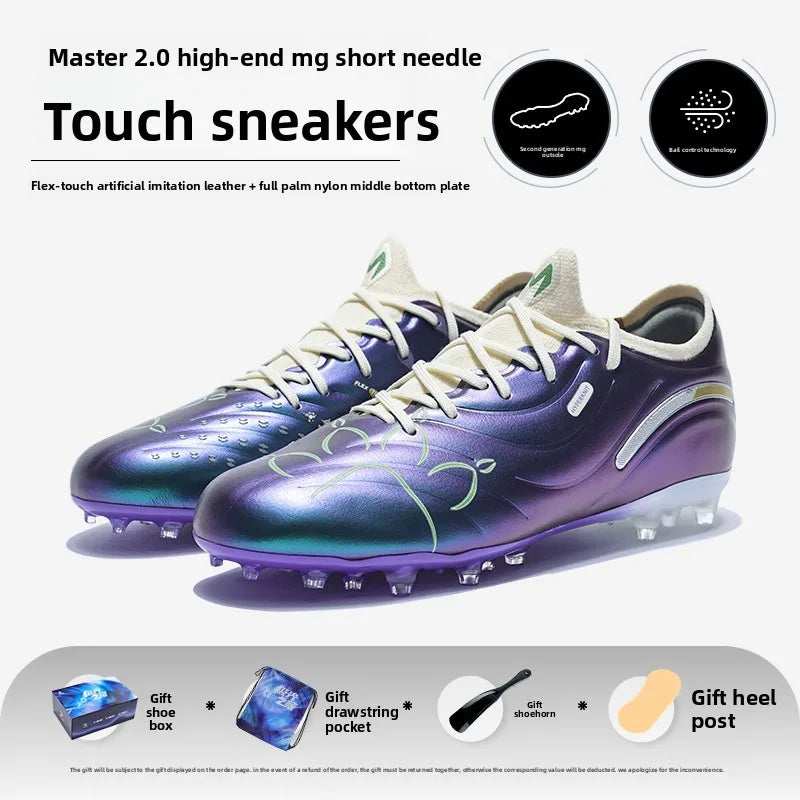 Chuteiras de Futebol Kelme para Adulto MG com Pitões Curtos, Botas de Treino de Futebol para Homem, Calçado Profissional de Competição Específico para Relva