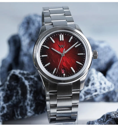 WM Watch Automatic Mechanical Men Watches NH35 Sapphire Glacier Collection 100M Water Resistant Man Welly Merck Watch WM226