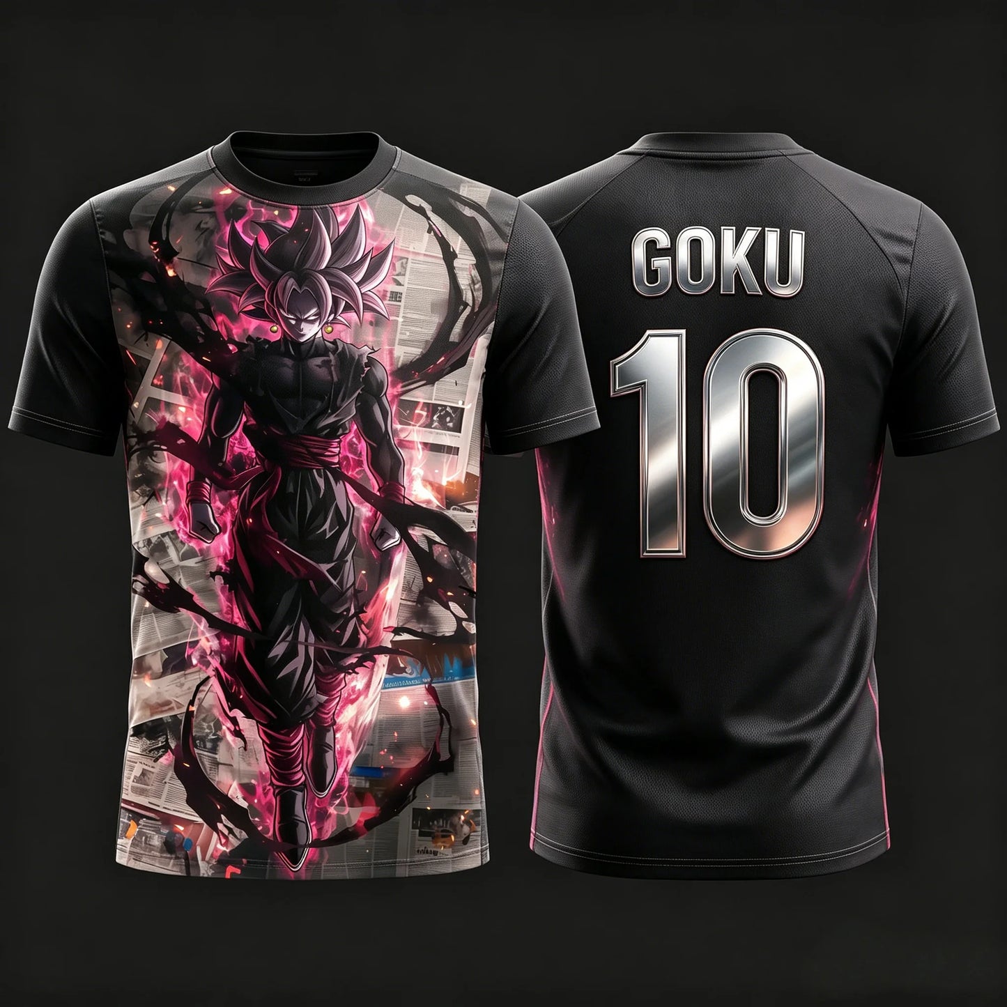2026 Summer Dragon Ball Retro Fitness T-shirt Men's Oversized 3D Printed Short-sleeved Family Unisex Children's Sports Shirt