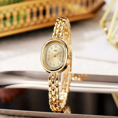 Fashion Women Watches Simple Oval Dial Bracelet Quartz Watches Student Luxury Gift Wristwatches Dropshipping Relojes Para Mujer