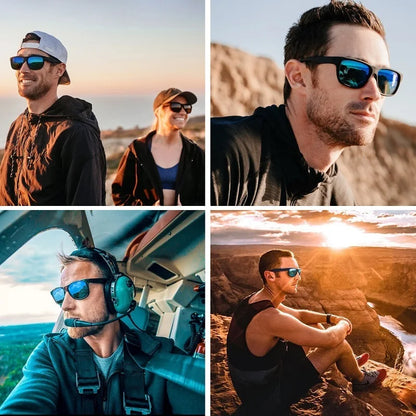 Ochelari de soare polarizați MAXJULI pentru bărbați și femei, ochelari de soare pentru condus, ciclism și alergare, cu protecție UV400, model 8120