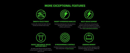 Razer Viper V3 HyperSpeed Kabellose Esports-Gaming-Maus 30K DPI Optischer Sensor Mechanische Switches Gen-2 8 programmierbare Bedienelemente