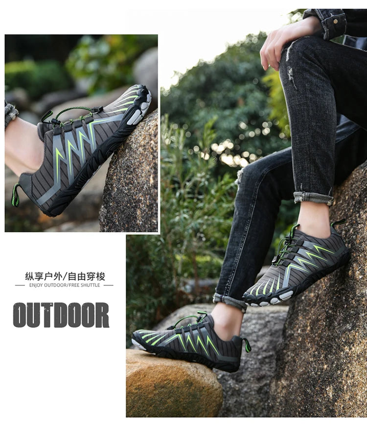 Men's Cross-Trainer | Barefoot & Minimalist Shoe | Zero Drop Sole | Wide Toe Box Aqua Shoes Five-Finger Swimming Shoes