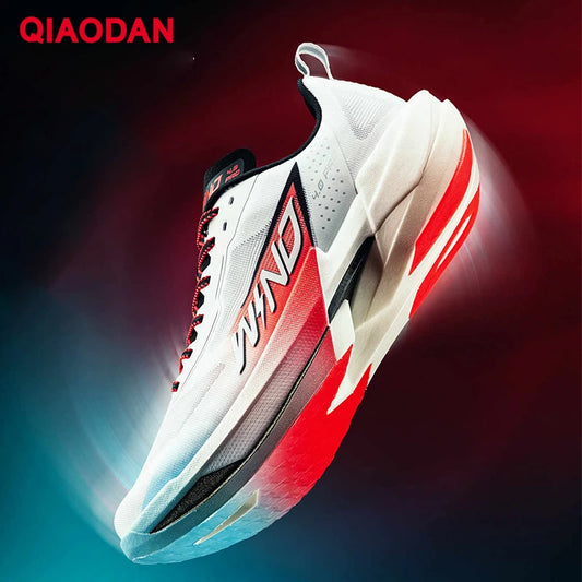 QIAODAN WIND 4PRO Carbon Plate Marathon Shoes Men Professional Racing Sneakers 2026 Breathable Running Sports Shoes QDB023262291