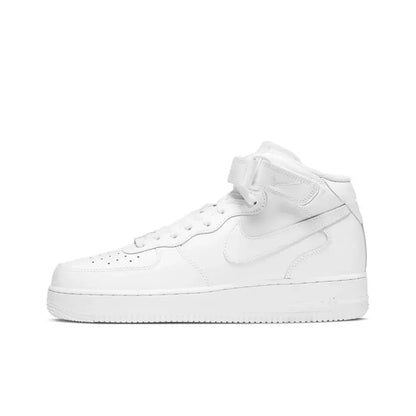 Унисекс кецове Nike Air Force 1 Mid - опора за глезена, класически омекотен комфорт и издръжливост за целодневно носене DQ7666-001