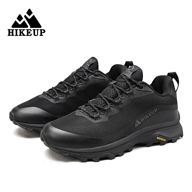 HIKEUP Outdoor Running Shoes Men Women Anti-Skid Hiking Camping Sports Trail Male Safety Footwear Comfort Trekking Sneakers