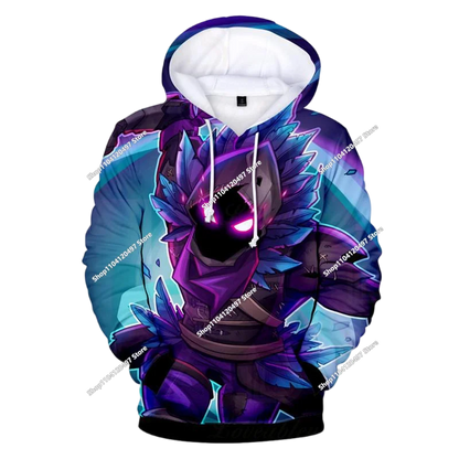 Boys and Girls Hoodies Fortnite Children's Pullover 3D Printed Hoodies Battle Royale Men's Hoodies Autumn Fashion Kids Clothing