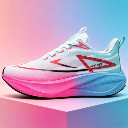 Running Shoes Carbon Plate Marathon Men's Sports Air Cushion Breathable Lightweight Women's Comfortable Athletic Outdoor Sneakers