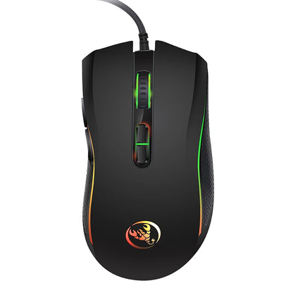 New Wired Gaming Mouse Gamer 7 Button 3200DPI LED Optical USB Computer Mouse Game Mice Mouse for PC Computer Gamer