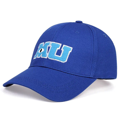 1/3/5/9PCS/Set Monster University Monster Power Company Sullivan Furry Big-eye School Emblem MU Single-eyed Baseball Cap Casual