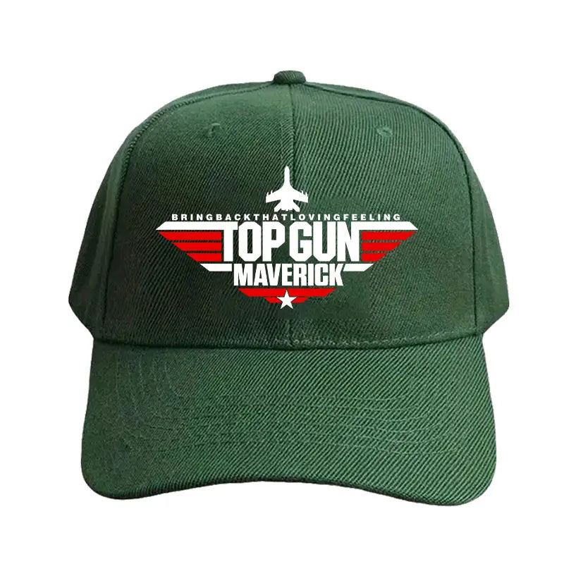 TOP GUN MAVERICK Men Classic Vintage Baseball Cap Adjustable Dad Hat with Curved Brim Casual Outdoor Sports