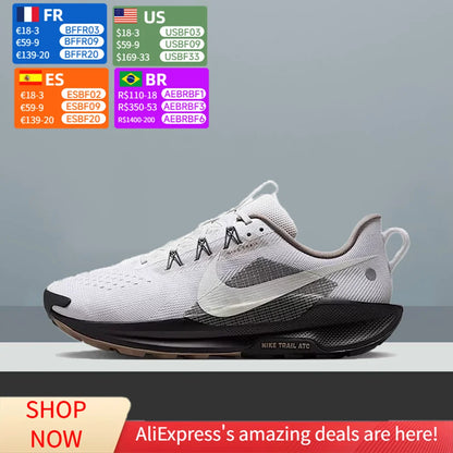 Nike Pegasus Trail 5 Unisex Low-Top Trail Running Shoes Lightweight Cushioned Grip for Outdoor Sports IB7667-001