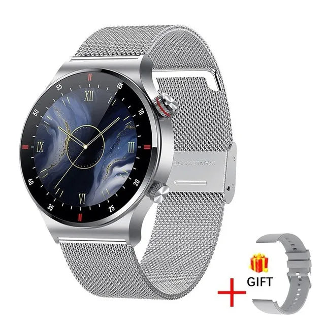 Luxury QW33 Smart Watches Men NFC Wireless Call Fitness Waterproof Sports Wrist Intelligent Smartwatches for Women Android 2026