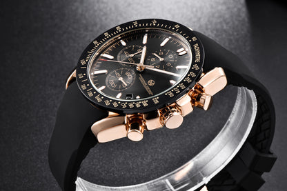 PAGRNE DESIGN Quartz Watches Multi functional chronograph 44mm Fashionable men's watch PAGANI DESIGN Extended Brand PG5140