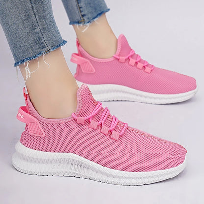 Breathable Men's Running Shoes Fashion Platform Men Casual Shoes Lightweight Women Vulcanized Shoes Flexible Anti-slip Sneakers