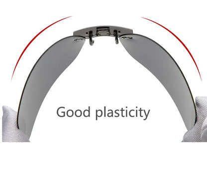 BOYSEEN Ochelari de soare polarizați cu clemă, lentile pentru vizibilitate zi și noapte la volan, unisex, sport, pescuit, ochelari pentru miopie, bărbați, femei, călătorii, activități în aer liber