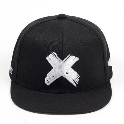 Unisex Simple Letter X Embroidery Hip-hop Hats Spring Autumn Outdoor Adjustable Casual Baseball Caps Sunscreen Hat