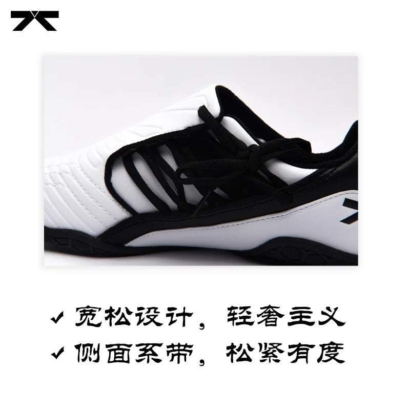 Firmway Professional Taekwondo Shoe for Unisex Soft Sole Kids Kung Fu Comfortable Men Women Tai Chi Karate Shoes White Sneakers