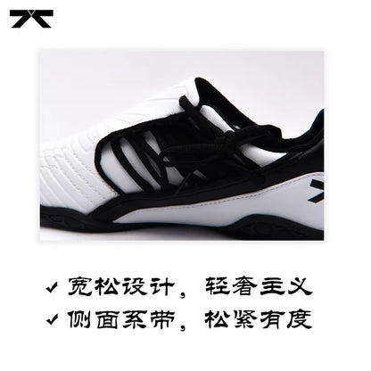Firmway Professional Taekwondo Shoe for Unisex Soft Sole Kids Kung Fu Comfortable Men Women Tai Chi Karate Shoes White Sneakers