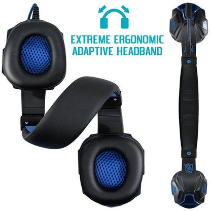 Professional Wired Gaming Headset with Noise Cancelling Microphone – Adjustable 3.5mm Stereo Headphones for PS5, PS4, PC, Laptop & Mobile Devices