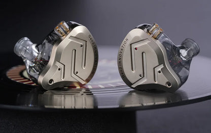 Cuffie cablate in-ear KZ ZSN Pro 2 Hybrid – Auricolari 1BA+1DD HiFi con bassi, cancellazione del rumore e microfono