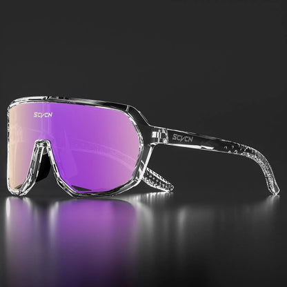 SCVCN New Outdoor Cycling Glasses Bike Sunglasses Men UV400 Eyewear Sports MTB Goggles Bicycle Women Riding Hiking Sunglasses