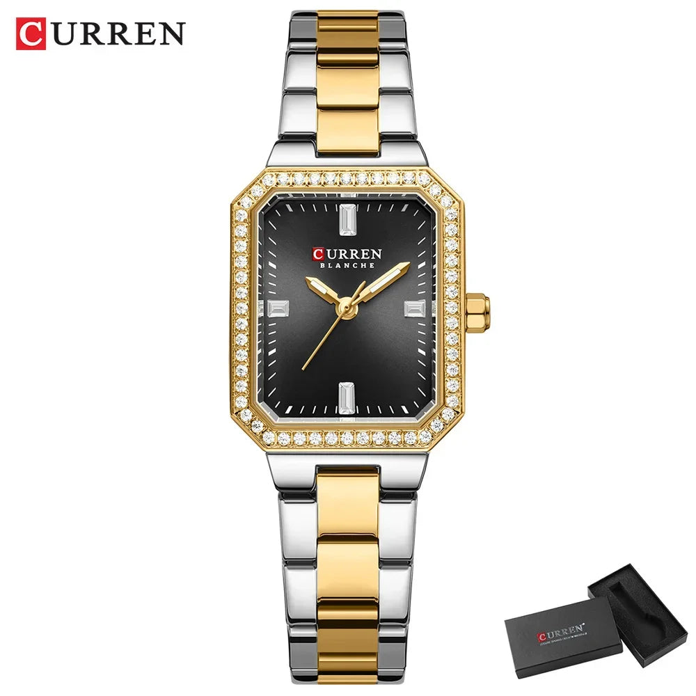 CURREN Elegant Quartz Ladies Wristwatch Top Brand Original Watch For Women Luxury Waterproof Luminous Watches